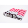 Hot Sale Makeup Brushes 10PCS with Pink Handle